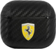 Чохол CG Mobile Ferrari On Track PU Carbon Yellow Metal Logo для AirPods 3 Black (3666339009632) - зображення 1