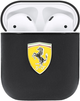 Чохол CG Mobile Ferrari Off Track Genuine Leather Yellow Metal Logo для AirPods 1 / 2 Black (3666339046835) - зображення 2