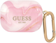 Чохол CG Mobile Guess Marble Collection для AirPods Pro Pink (3666339010188) - зображення 1