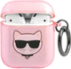 Etui CG Mobile Karl Lagerfeld Glitter Choupette do AirPods 1 / 2 Różowy (3666339009168) - obraz 1