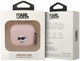 Etui CG Mobile Karl Lagerfeld Silicone Choupette Head 3D do AirPods 3 Różowy (3666339087975) - obraz 3