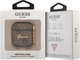 Чохол CG Mobile Guess 4G Script Metal Collection GUA24GSMW для AirPods 1 / 2 Brown (3666339009724) - зображення 3