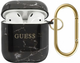 Etui CG Mobile Guess Marble Collection GUACA2TPUMABK do AirPods 1 / 2 Czarny (3700740485514) - obraz 1