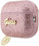 Чохол CG Mobile Guess Glitter Flake 4G Charm GUAP2GLGSHP для AirPods Pro 2 Pink (3666339110987) - зображення 3