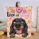 Плед SkyPuff 3D Love is sweet 3038_B 13610 135х160 см - изображение 1