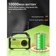 Многофункциональный Фонарь Лампа Solar lighting system GD-8076 |10000 mAh, 4 Лампы, FM, SD карта| - изображение 6
