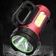 Ручний Акумуляторний Світлодіодний Ліхтарик LED Solar Lamp HEL-T93 | 800 mAh, Бічна LED Панель, 1 COB, 12г - зображення 8