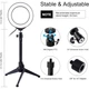 Кільцева USB RGBW LED-лампа Puluz PKT3049B 4.7" + настільний штатив - изображение 3