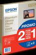 Фотопапір Epson Premium Glossy Photo Paper A4 30 шт (2 x 15 штук) (8715946388564) - зображення 1