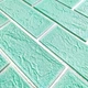 Панель стеновая 70*70cm*5mm зелёный кирпич с серебром (D) SW-00001803 - изображение 2