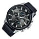 Наручные часы Casio EFR-303L-1AVUEF Серебро\Черный Натуральная кожа - изображение 1