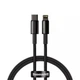 Кабель Baseus CATLWJ-01 Tungsten Gold Type-C to Lightning PD 20W 1м black - изображение 2