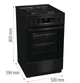 Kuchenka gazowa z piekarnikiem elektrycznym Gorenje GKS5C70BJ - obraz 14