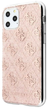 Etui Guess 4G Glitter do Apple iPhone 11 Pro Pink (3700740469149) - obraz 1