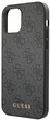 Панель Guess 4G Metal Gold Logo для Apple iPhone 12/12 Pro Сіра (3700740493717) - зображення 2