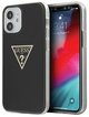 Панель Guess Metallic Collection для Apple iPhone 12 mini Чорна (3700740481813) - зображення 1