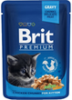 Mokra karma dla kociąt z kurczakiem Brit premium Pouches chicken chunks for kitten 100 g (8595602506026) - obraz 1