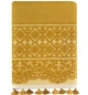 Рушник Arya. Жаккард Оксамитовий Noya жовтий-50х90 - зображення 1