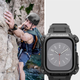 Ремінець + чохол Spigen Tough Armor Pro ACS05237 для Apple Watch Series 7/8/9 45 мм Black (8809811866636) - зображення 10