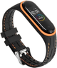 Ремінець Beline Smart для Xiaomi Mi Band 3/4 Black/Orange (5905359814160) - зображення 1