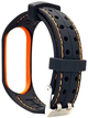 Ремінець Beline Smart для Xiaomi Mi Band 5/6 Black/Orange (5905359814207) - зображення 2