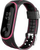 Ремінець Beline Sport для Xiaomi Mi Band 3/4 Black/Pink (5905359814252) - зображення 2