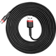 Кабель Baseus Cafule Cable USB to Micro USB 2A 3m CAMKLF-H91&nbsp;Red-Black - изображение 2