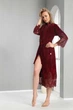 Халат женский Nusa. ns 0383 bordo-L/XL - изображение 3