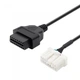 Діагностичний перехідник OBD2 Tesla 12 pin для під'єднання діагностики до авто Tesla (12pin - 16pin) - изображение 4