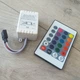 Контролер RGB RF-пульт 24 кнопки DC 12V 6A (max) Білий (KG-8466) - зображення 1