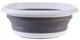 Миска складна МВМ MY HOME KP-76 M Біло-сіра 5 л (KP-76 M WHITE/GRAY) - зображення 1