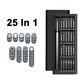 Набор отверток 25 в 1 магнитные Биты Phillips Torx Hex Precision DIYразборный мини-чехол 6024 - изображение 2
