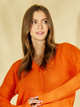Kardigan damski Monnari Zipped Sweater M Pomarańczowy (5904528259283) - obraz 3