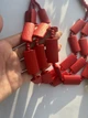 Украинское деревянное ожерелье красное Праздничное ID-9175-00 - изображение 2