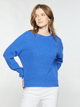 Sweter damski luźny Monnari Sweater For Every Day S Niebieski (5904528441558) - obraz 1