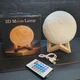Ночник настольный луна LED Berger Moon 13см 3D RGB с пультом - изображение 6