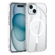 Чехол прозрачный с магнитом Hoco Magnetic series airbag anti-fall protective shell для iPhone 15 Plus - изображение 1