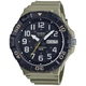 Наручний годинник Casio MRW-210H-5AVEF Чорний\Оливковий Дисплей Neo - зображення 1