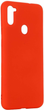 Etui Beline Silicone do Samsung Galaxy M11 Red (5903657577510) - obraz 1