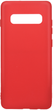 Etui Beline Silicone do Samsung Galaxy S10 Red (5903657570504) - obraz 1