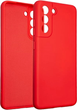 Etui Beline Silicone do Samsung Galaxy S21 FE Red (5904422916411) - obraz 1