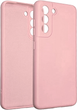 Etui Beline Silicone do Samsung Galaxy S21 FE Rose gold (5904422916428) - obraz 1