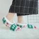 Теплі тапочки-шкарпетки зі стоперами новорічні Honey Fashion Accessories 36-39 р зелений (1-5/3) - изображение 1