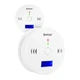 Датчик угарного газа Maltec SafeSensor1000 (110643) 10 х 10 х 3,7 на батарейках АА 3 шт РК-дисплей Белый - изображение 4