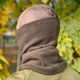 Баф тактический зимний M-KET хаки универсальный защитный флисовый шарф маска с затяжкой - изображение 4