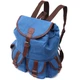 Большой текстильный рюкзак Vintage голубого цвета с клапаном на магнит (bg221fash52) - изображение 1