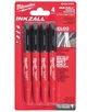 Маркери Milwaukee InkZAll для будмайданчика, чорний 4 шт/компл. - зображення 1