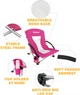 Розкладне крісло KingCamp BEACH CHAIR (KC3841) dark rose - зображення 4