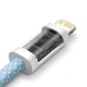 Кабель Baseus 1м Lightning - Type-C 22.5W 480 Мбит/с для Быстрой Зарядки Power Delivery (PD) USB-C на Apple 8 Pin Синий - изображение 2