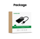 Звуковая карта Ugreen 1м USB-3x 3.5мм minijack с поддержкой микрофона 16 бит/48 кГц TRS Наружный Адаптер Стерео AUX с управлением громкости Универсальный Черный - изображение 9